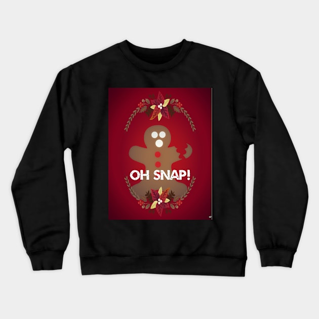 Oh Snap! Crewneck Sweatshirt by RG Illustration